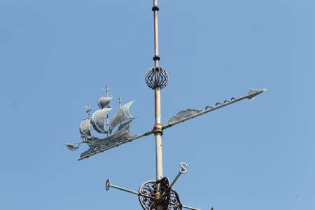 Coruna-Spain. Obelisk of A Coruna with blue sky in the background on May 1, 2021のeditorial素材