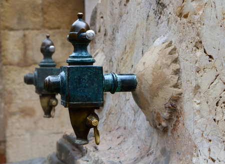 old water tap