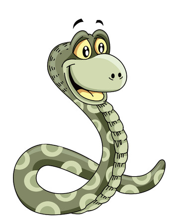 Snake Cartoonのイラスト素材
