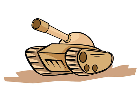 Tank Illustrationのイラスト素材
