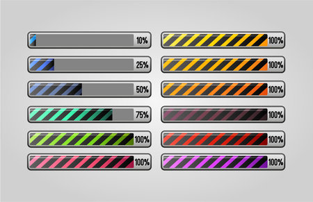 attention Colorful Loading Bar