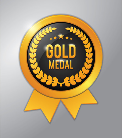 Gold medalのイラスト素材