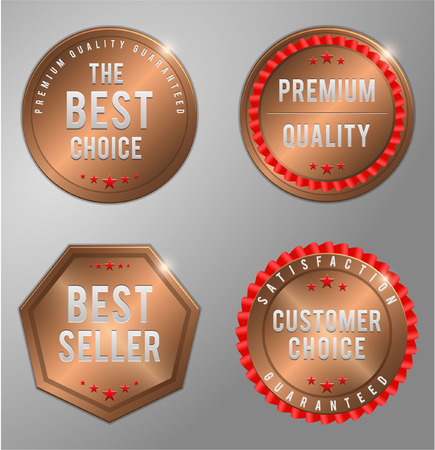 Bronze Business Badgeのイラスト素材