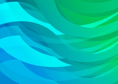 Blue Gradient Digital Wave Backgroundの写真素材