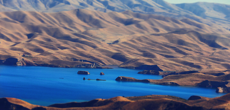 Focused Mountain Lakeの写真素材