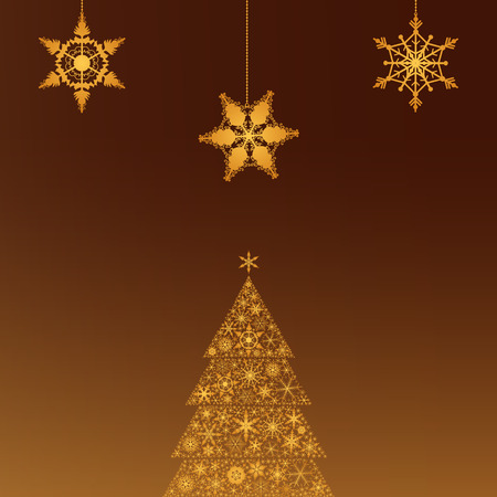 Festive Christmas Greeting Cardのイラスト素材