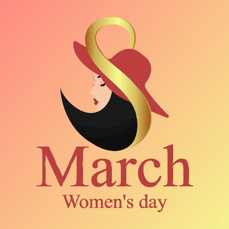 8 March. Happy Mother's Day. background holidayのイラスト素材