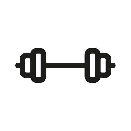 Dumbbell for gym icon. dumbbell for sport on white background vectorのイラスト素材