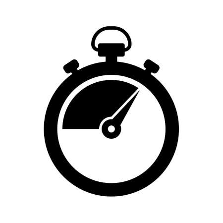 Chronometer or stopwatch icon. Fast time, timestamp vector illustrationのイラスト素材