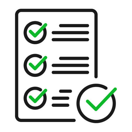 Assessment checklist icon. Feedback Or checklist concept vector illustrationのイラスト素材
