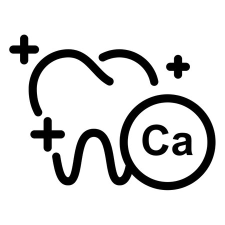 Sources of Calcium outline icon. Stomatology concept Vector illustration.のイラスト素材