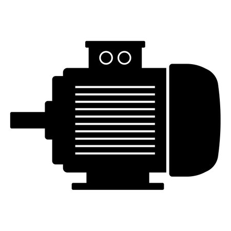 Electric motor icon. Engine vector illustration.のイラスト素材