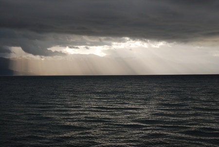 Ray of lightの写真素材