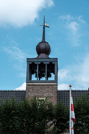 View of dome of Municipality in Baarle Nassau