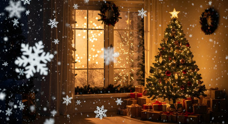 High-quality stock image of snowman with santa hat, festive and creative Christmas theme, perfect for holiday projects, marketing, and seasonal designs.の素材