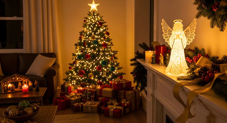 High-quality stock image of choir singing carols, festive and creative Christmas theme, perfect for holiday projects, marketing, and seasonal designs.の素材