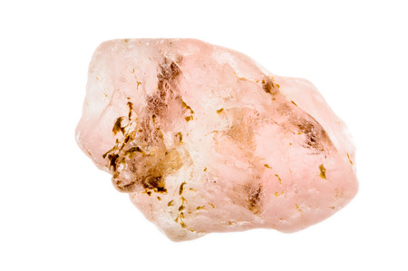 Lovely pink fluorite crystal. Uncut and raw.の写真素材