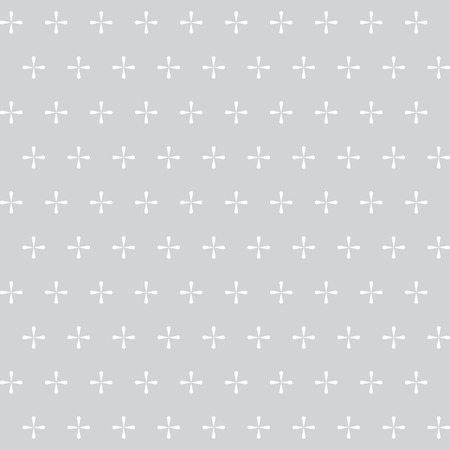 Monochrome seamless pattern with repeated crosses. Vector illustrationのイラスト素材