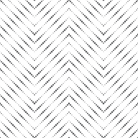 Seamless pattern. Stylish geometric texture in the form of waves. Repeating dotted linesのイラスト素材