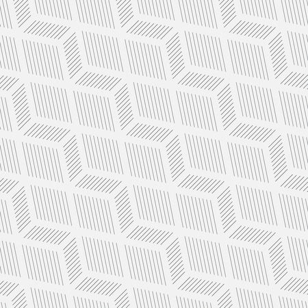 Seamless pattern. Creative elegant geometric texture with thin lines. Repeating diagonal hexagons, lines. Monochrome. Backdrop. Web. Vector element of graphic design for your projectのイラスト素材