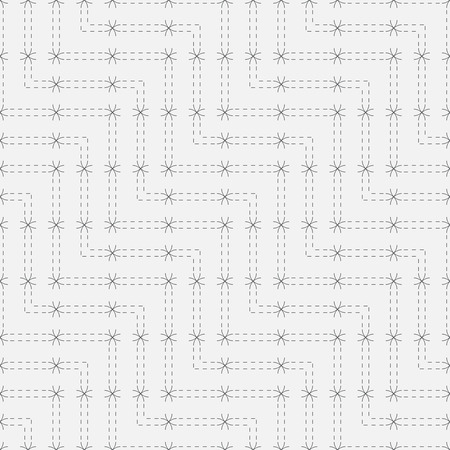 Seamless pattern. Simple geometric texture in the form of diagonal zigzag. Repeating dashed lines, arcs, stripes. Vector background. Monochrome. Backdrop. Web. Vector illustration for your designのイラスト素材