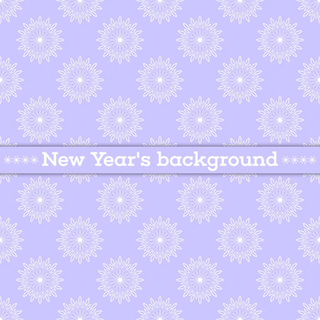 Vector seamless pattern. Christmas background. New Year's texture with snowflakes. Pattern can be used as a background, wallpaper, page fill, wrapper, textured surfaceのイラスト素材