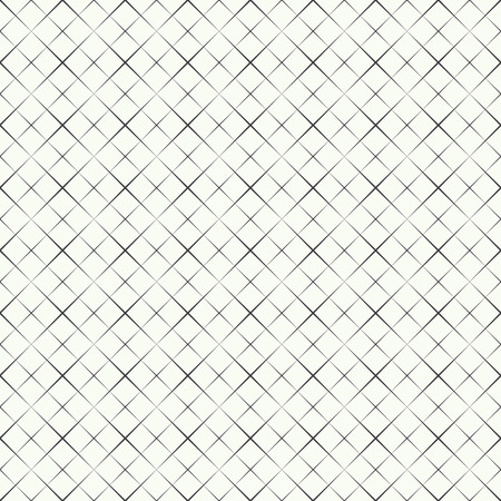 Seamless pattern. Abstract geometrical halftone background. Modern stylish texture with linear grids. Regularly repeating rhombuses, lines. Vector element of graphical designのイラスト素材