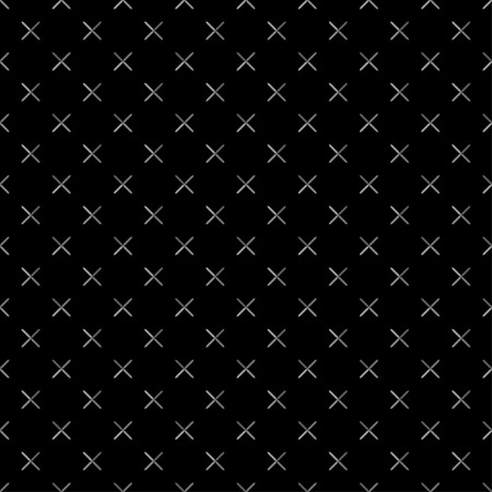 Seamless pattern. Abstract geometrical monochrome background. Simple classical texture with repeating crosses, rhombuses. Vector element of graphic designのイラスト素材