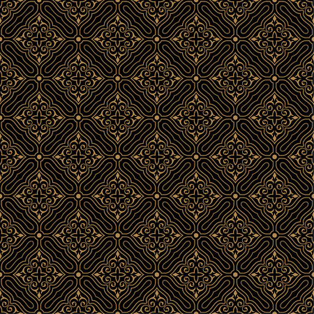 seamless pattern. Luxury elegant texture of baroque style. Pattern can be used as a background, wallpaper, wrapper, page fill, element of ornate decorationのイラスト素材