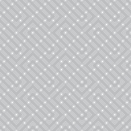 Vector seamless pattern. Infinitely repeating modern stylish texture consisting of thin lines and...