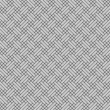 Vector seamless pattern. Modern continuously repeating geometrical texture with regular repetition strips, rectangle shapes, small rhombuses, diamonds. Contemporary designのイラスト素材