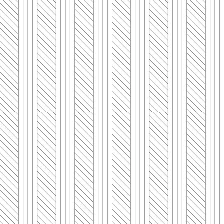 Vector seamless pattern. Modern stylish texture. Regularly repeating geometrical ornament with diagonal, vertical thin lines. Trendy linear abstract backgroundのイラスト素材