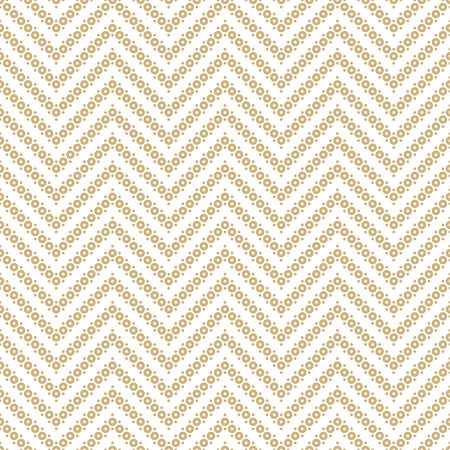 Seamless pattern. Infinitely repeating modern texture consisting of small dots and circles, which form geometric tiles with zigzag shapes. Vector element of graphical designのイラスト素材