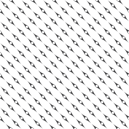 Seamless pattern. Modern stylish geometrical texture. Regularly repeating diagonal shapes with triangles, squares, rhombuses. Vector element of graphical designのイラスト素材