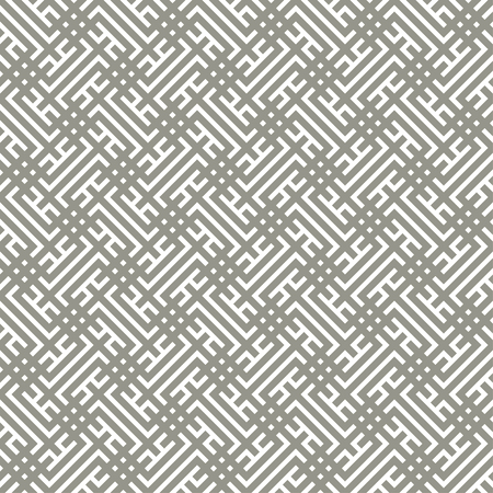 Seamless pattern. Modern stylish texture. Regularly repeating geometrical tiles with corner strips, rhombuses. Vector element of graphical designのイラスト素材