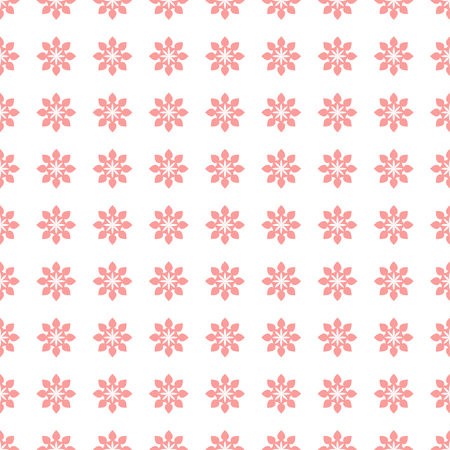 Seamless pattern. Simple elegant texture with original flowers. Pattern can be used as a background, wallpaper, wrapper, page fill, print, element of decoration.のイラスト素材