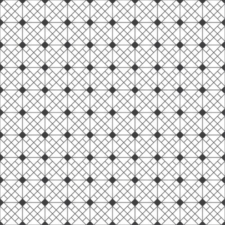 Seamless pattern. Modern stylish geometrical texture. Regularly repeating linear rhombuses, triangles. Vector element of graphical designのイラスト素材