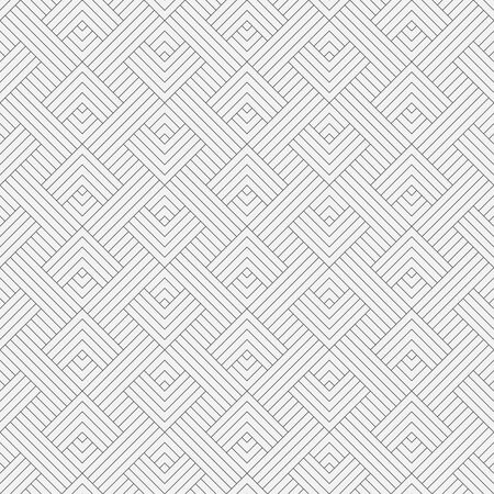 Seamless pattern. Modern stylish texture. Regularly repeating geometrical ornament in the form of zigzag shapes with thin lines, rhombuses, corners. Vector element of graphical designのイラスト素材