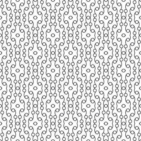 Seamless pattern. Modern stylish texture. Regularly repeating monochrome ornament with circles,...