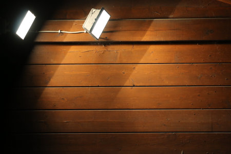illuminated wooden panel