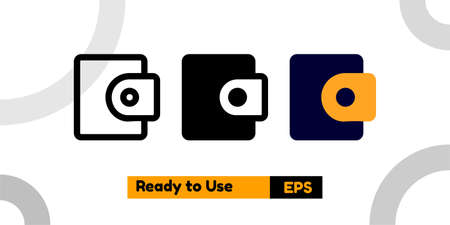 payment icon with three style for poster, social media, and presentationのイラスト素材