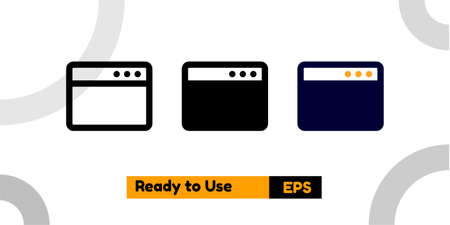 dashboard icon with three style for poster, social media, and presentationのイラスト素材