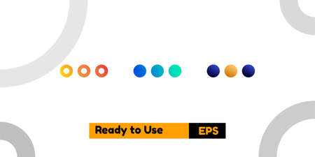 option icon with three style gradient for poster, social media, and presentationのイラスト素材