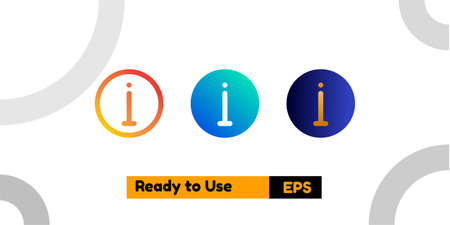 help icon with three style gradient for poster, social media, and presentationのイラスト素材