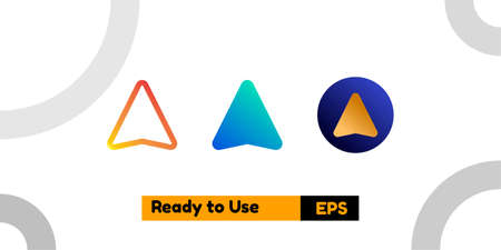 share icon with three style gradient for poster, social media, and presentationのイラスト素材