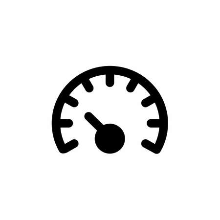 speed icon glyph style for apps and websiteのイラスト素材