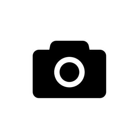 camera icon and Vector illustration isolated on a white background. Premium quality for mobile apps, user interface, presentation, and website. pixel perfect iconのイラスト素材