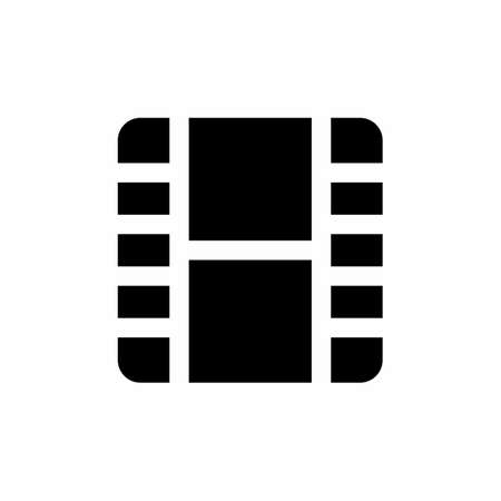 multimedia icon and Vector illustration isolated on a white background. Premium quality for mobile apps, user interface, presentation, and website. pixel perfect iconのイラスト素材