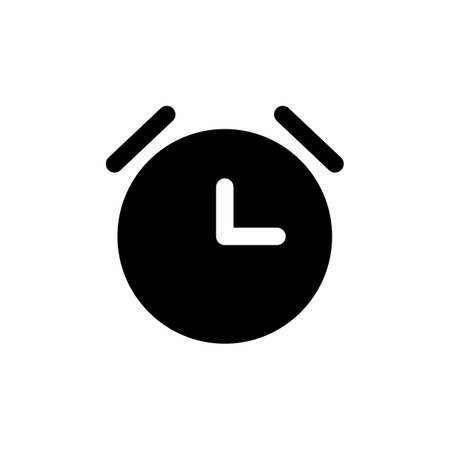 alarm icon and Vector illustration isolated on a white background. Premium quality for mobile apps, user interface, presentation, and website. pixel perfect iconのイラスト素材