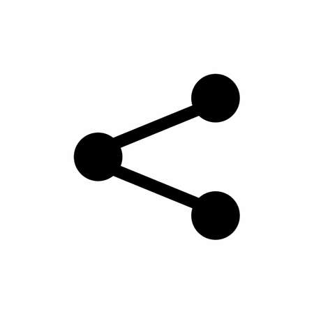 share icon and Vector illustration isolated on a white background. Premium quality for mobile apps, user interface, presentation, and website. pixel perfect iconのイラスト素材